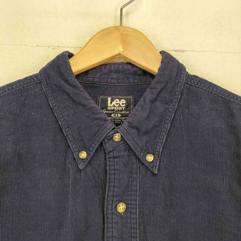リー Lee SPORT チームロゴ刺繍コーデュロイシャツ メンズ  XL